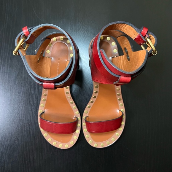 Isabel Marant Leather Jaeryn Sandal Boots - Picture 9 of 16